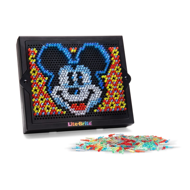 Lite Brite Super Bright HD  Disney Edition - Creative Retro Light-Up Screen - Educational Play for Children  Enhances Creativity  Gift for Boys and Girls Ages 6+ - Image 2